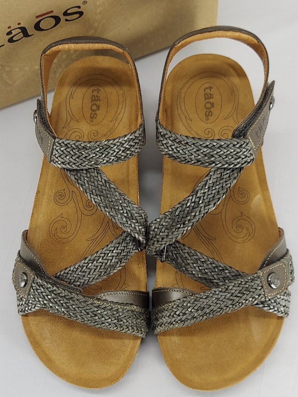 Taos Footwear Trulie Dark Grey Sandal TRU-16406 WIDE - Picture 3 of 7